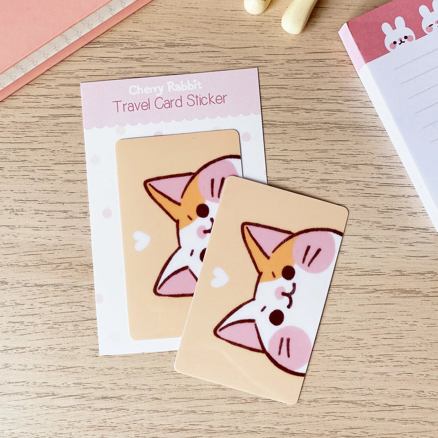 Cat Travel Card Sticker