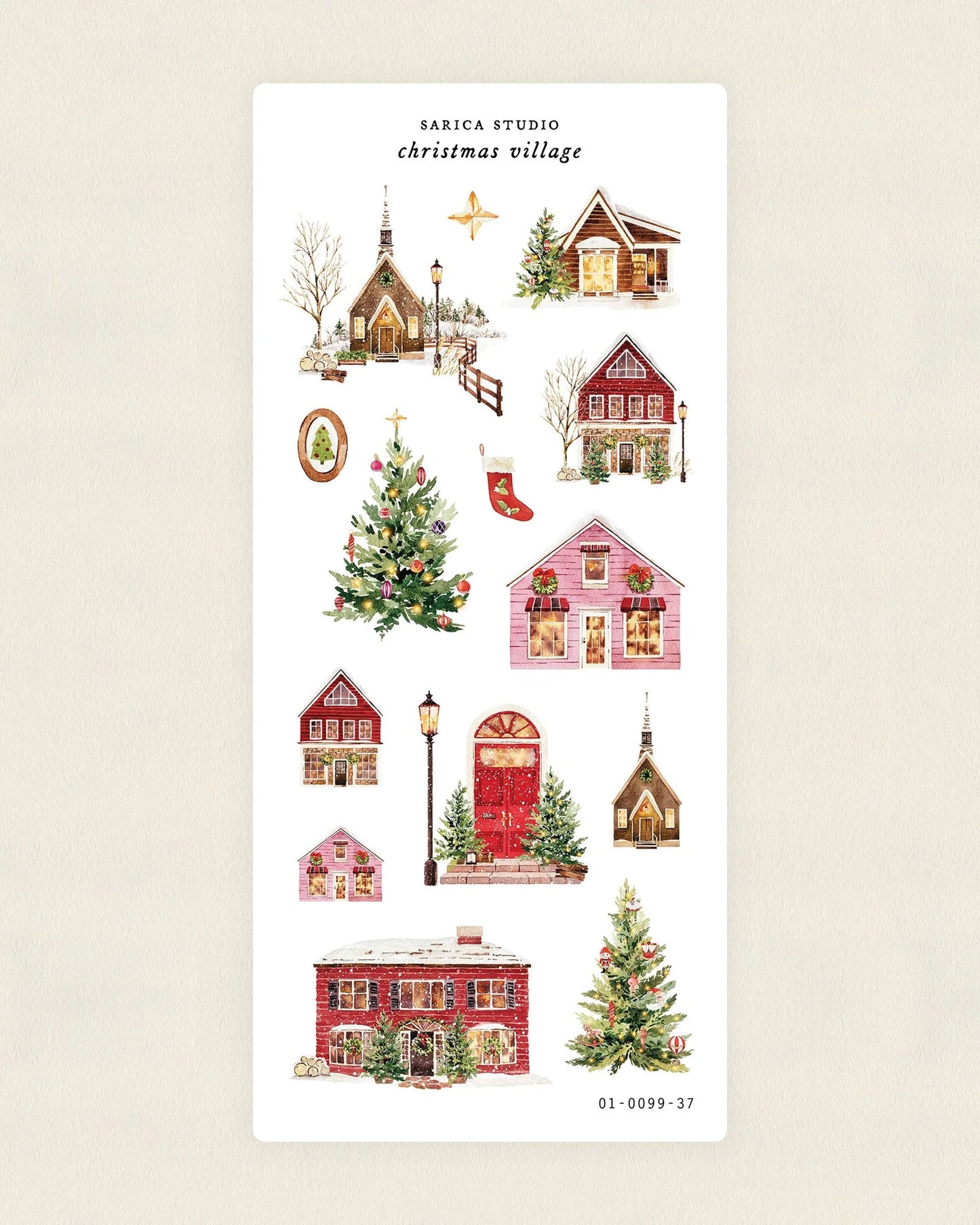 Christmas Village Stickers