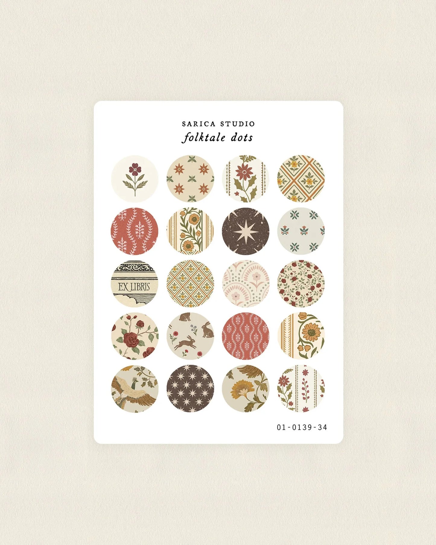 Folktale Dots Sticker