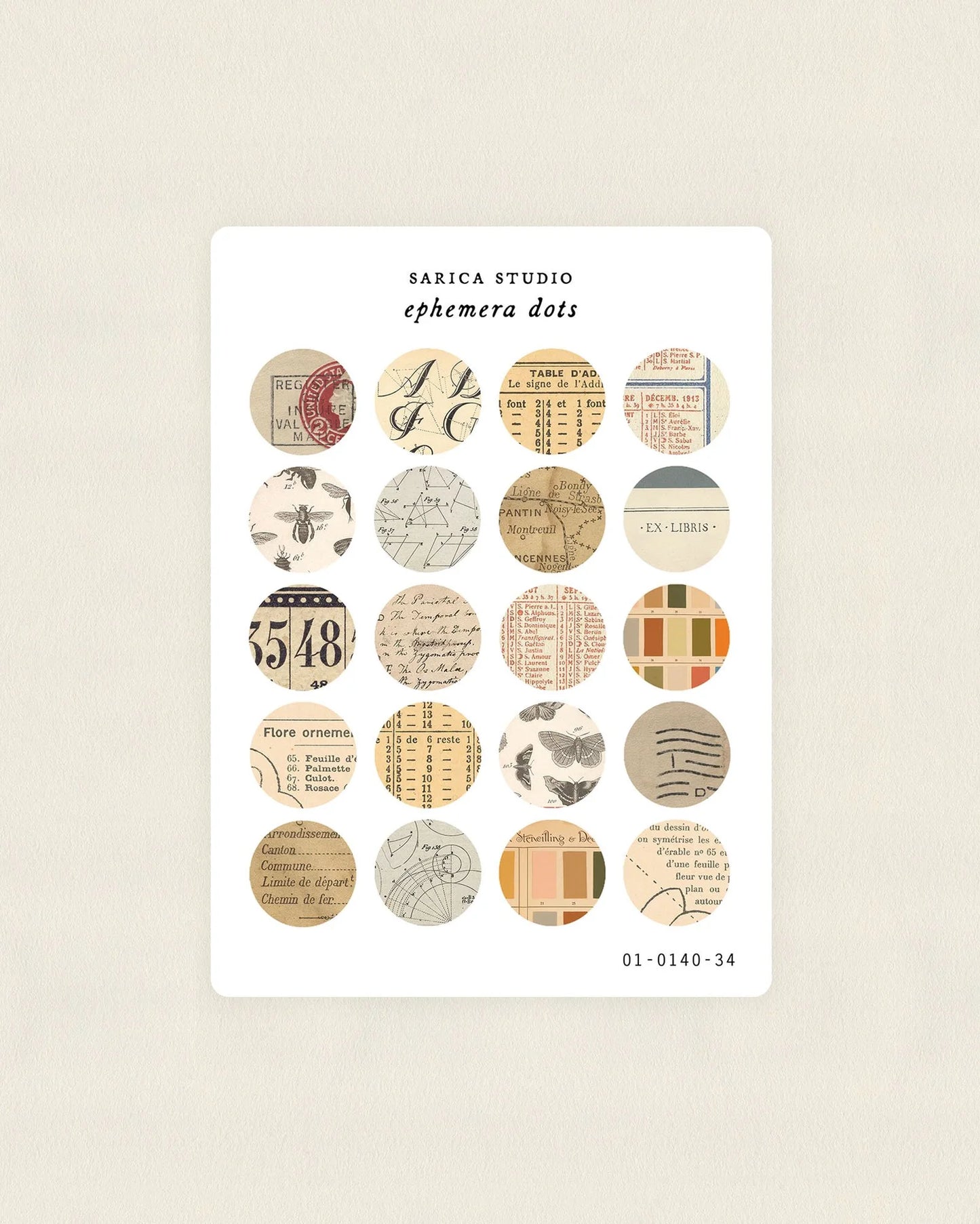 Ephemera Dots Sticker
