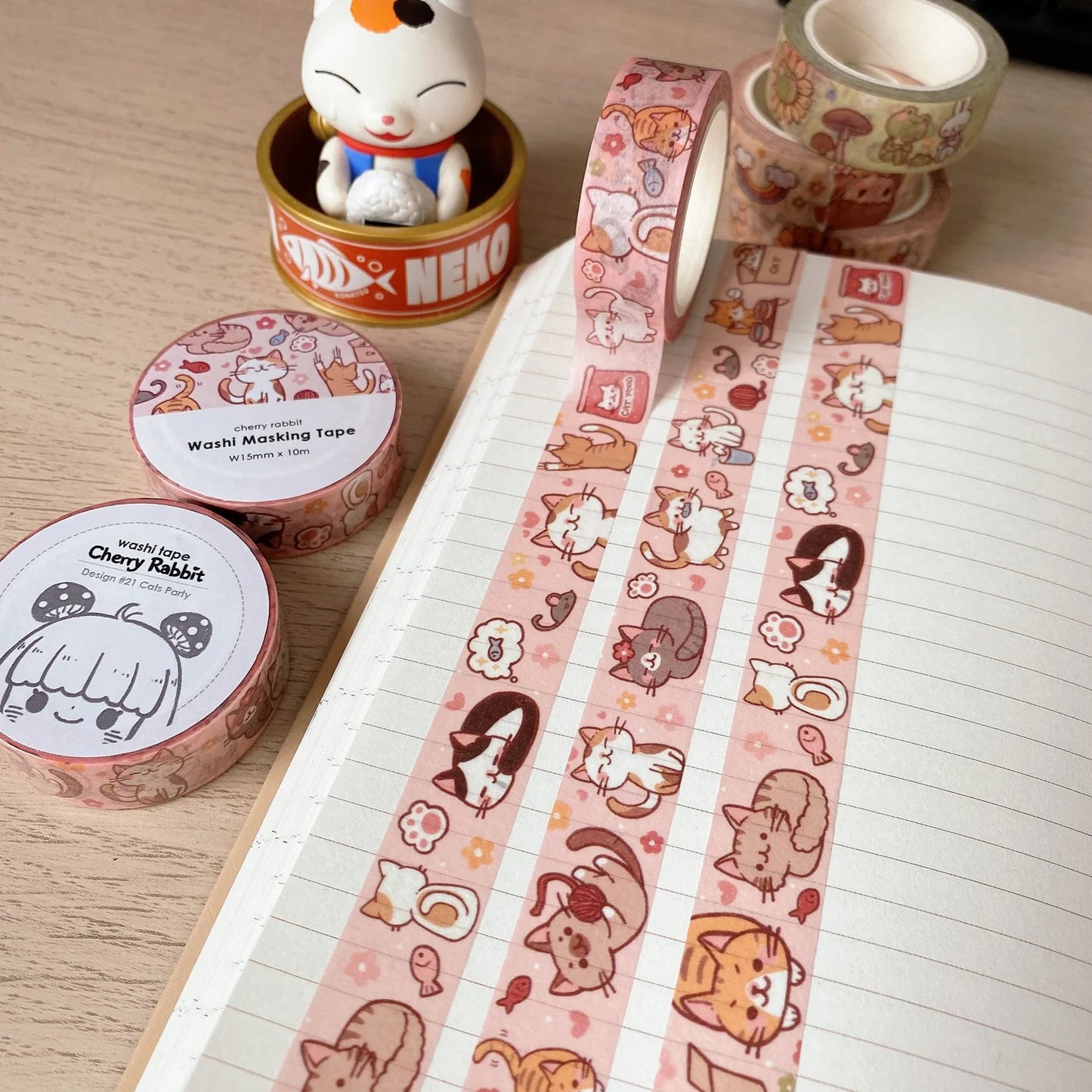 Cat Party Washi Tape