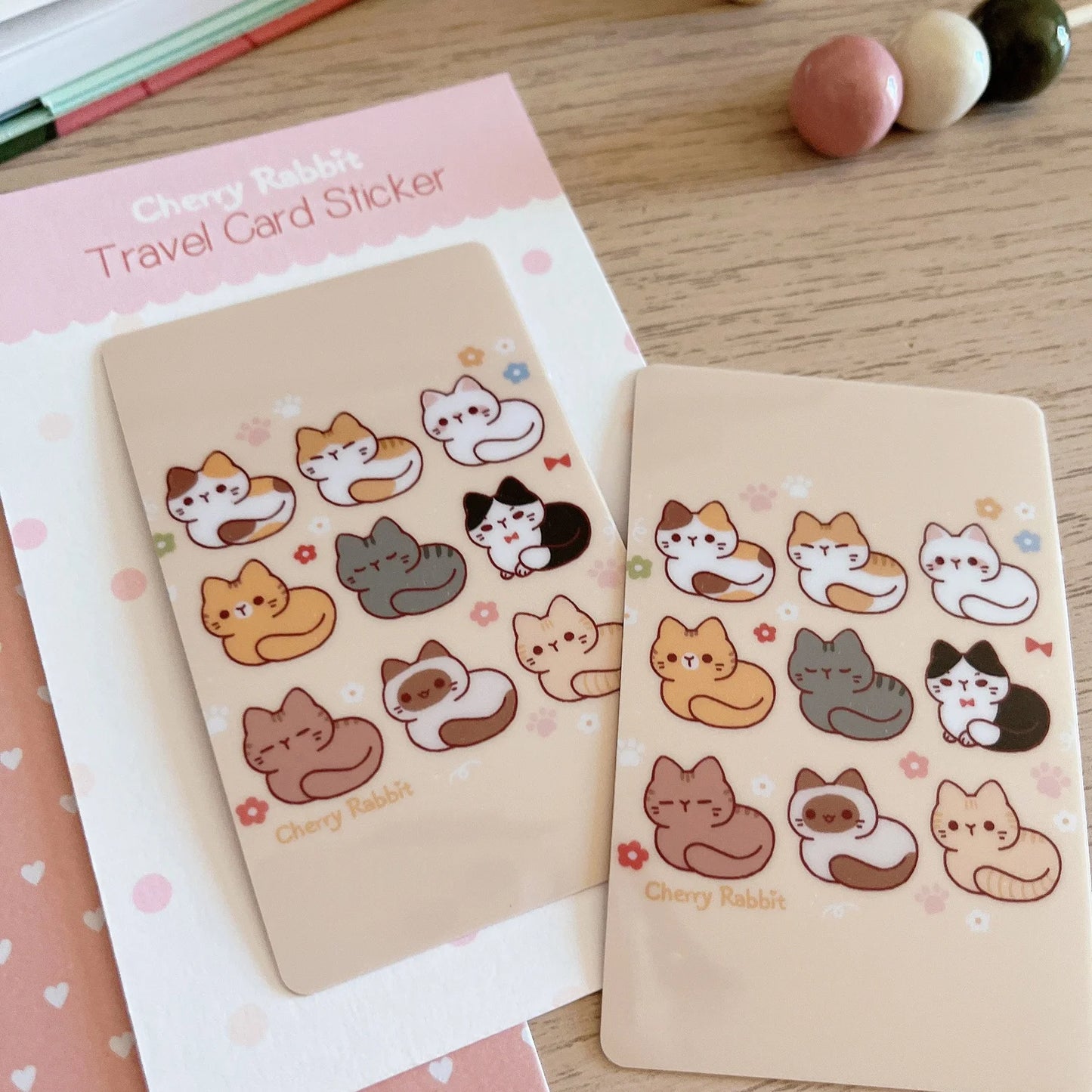 Cat Loafs Travel Card Sticker