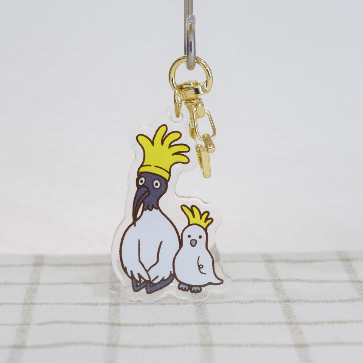 Cockatoo Wannabe Bin Chicken Keychain