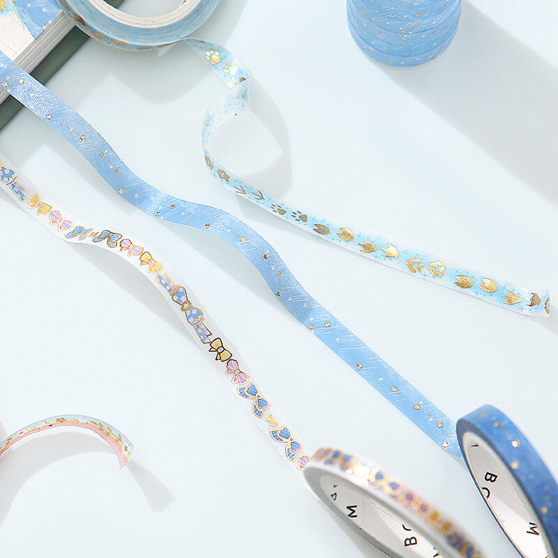 Ribbon Pattern Foil Stamped Washi Tape