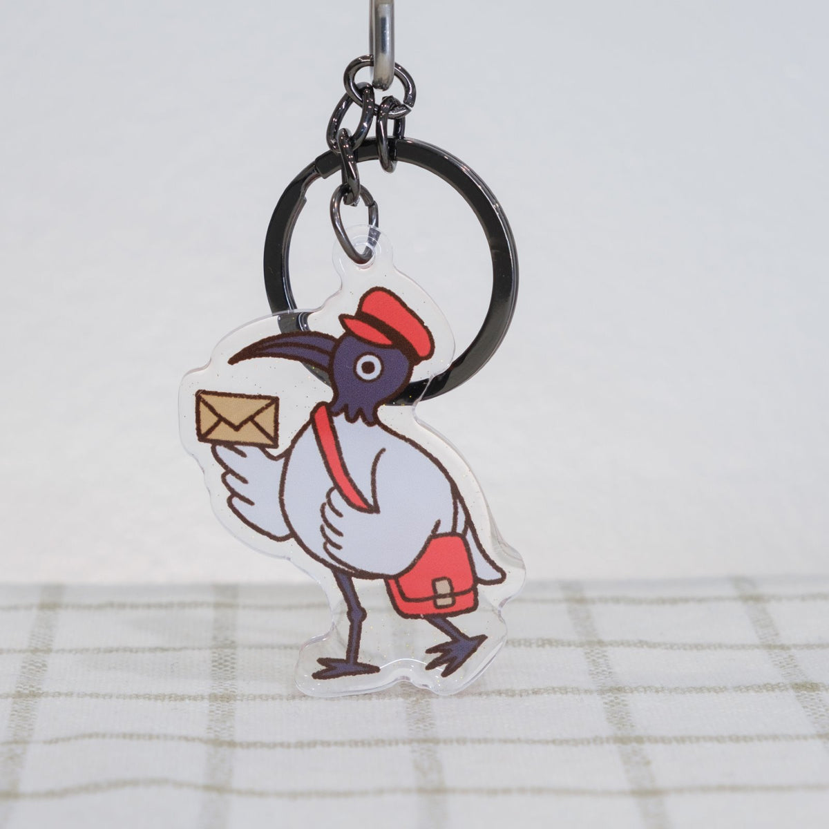 Bin Chicken Mailman Keychain