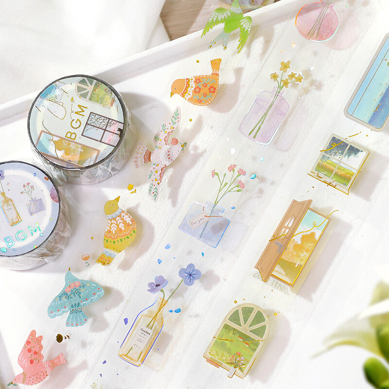 Window Scenery Clear Tape