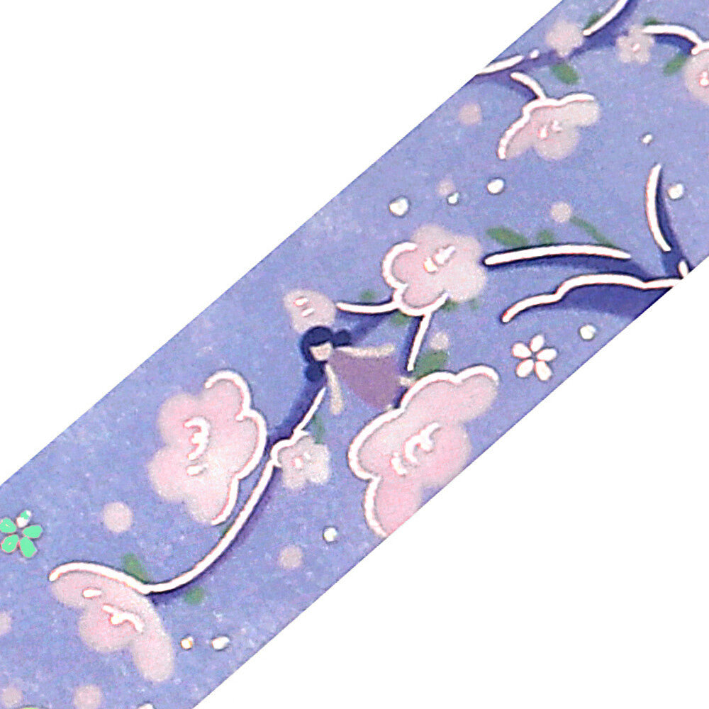 Light Purple Foil Stamped Washi Tape
