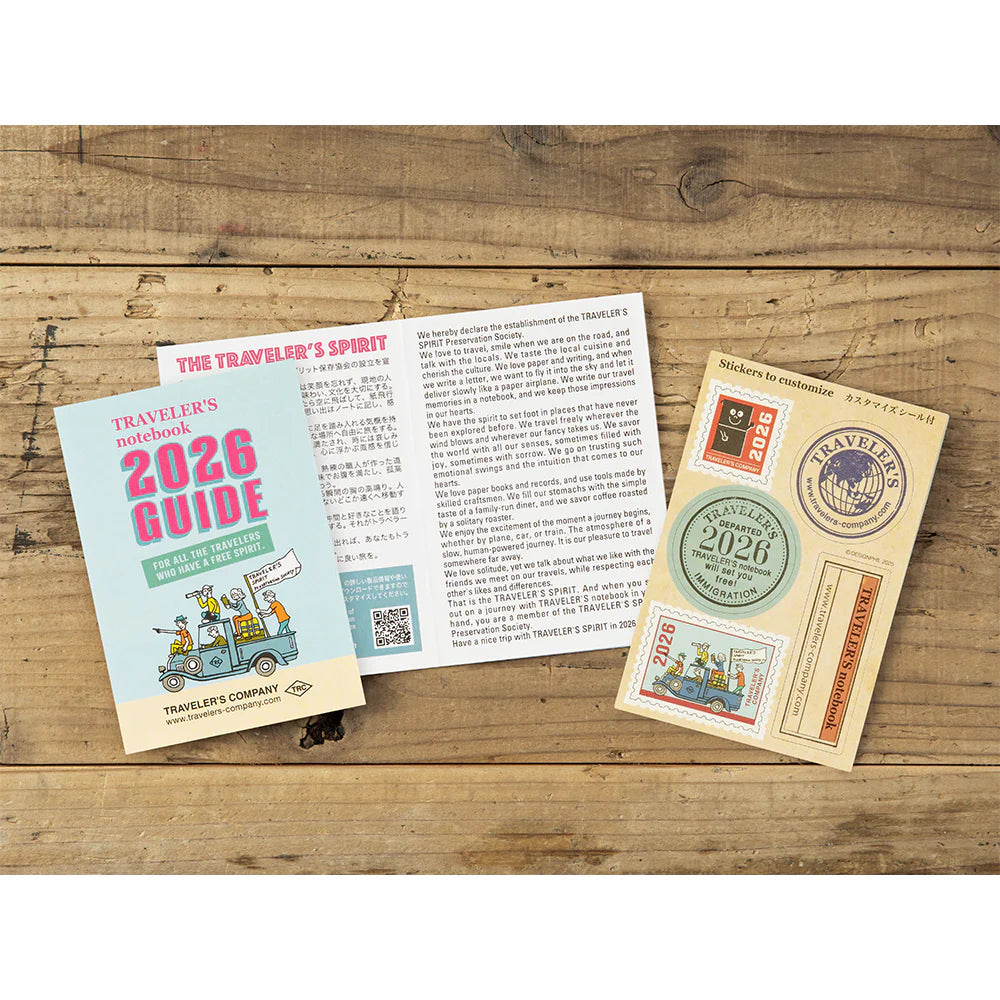 2026 Traveler's Notebook Diary Refill Weekly - Passport Size