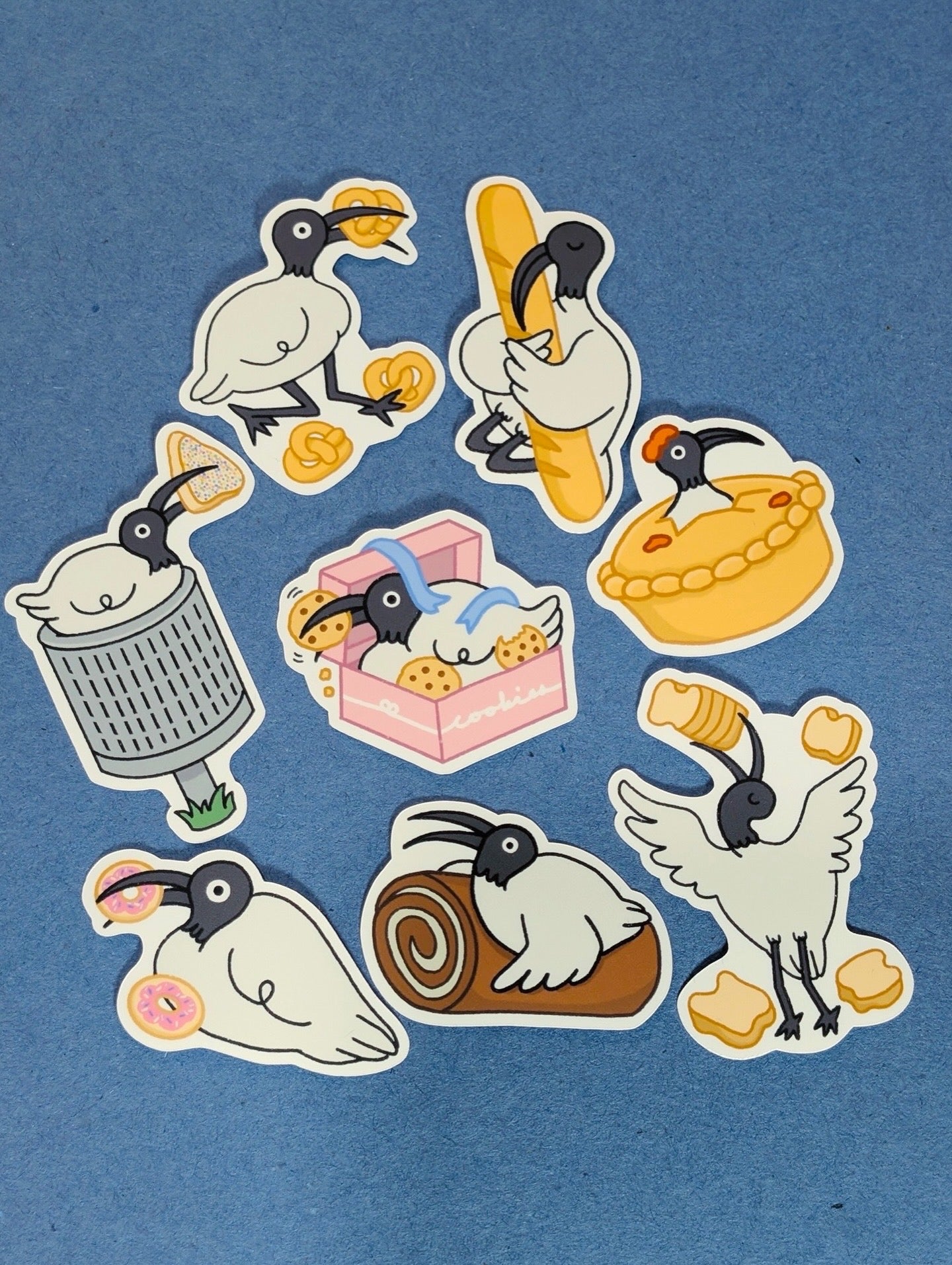 Bin Chicken Bread Sticker Pack
