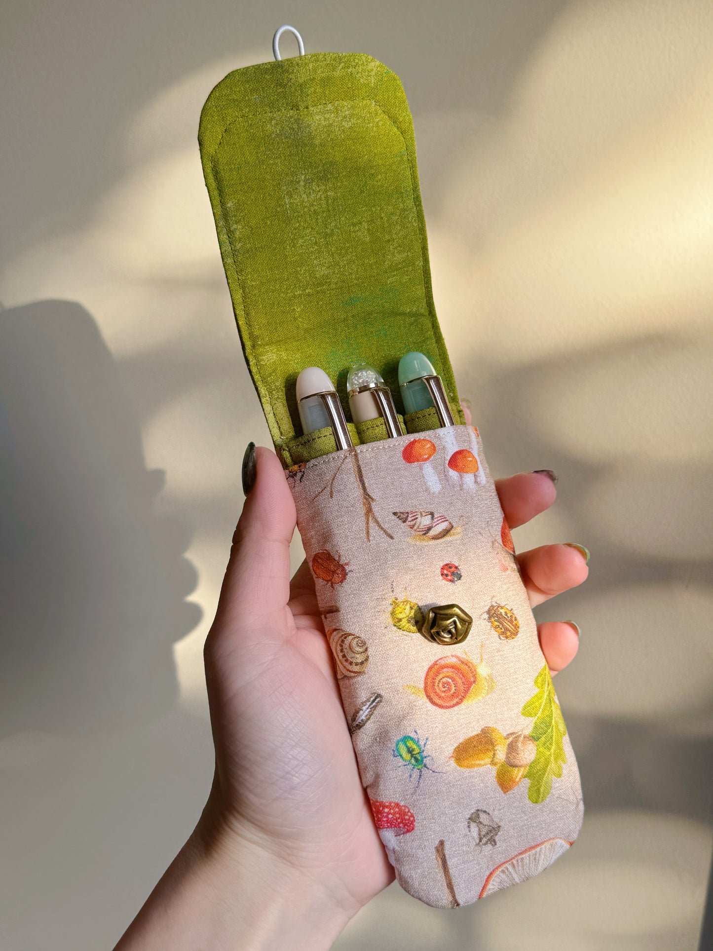 Handmade Forager 3 Slot Pen Case