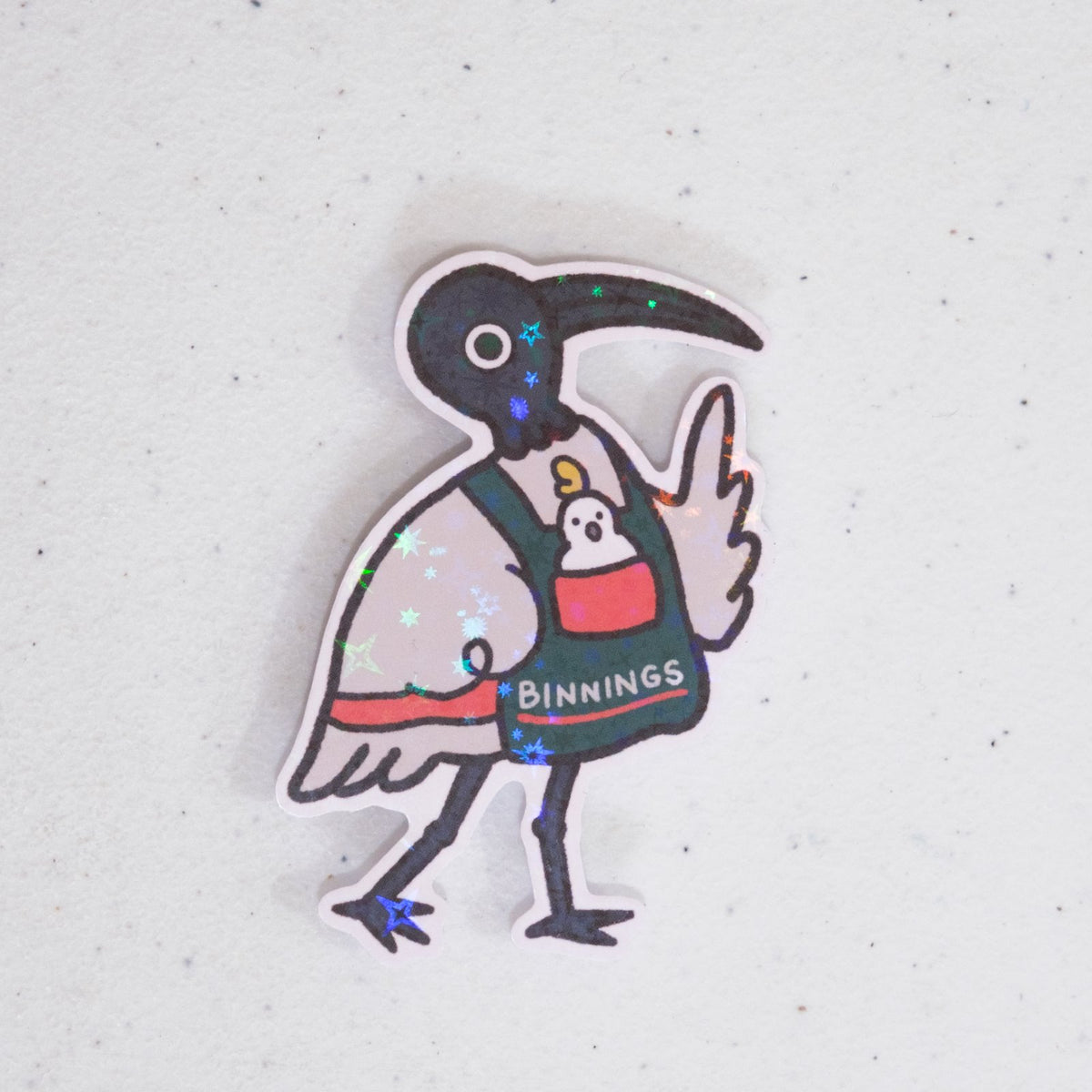 Bin Chicken Binnings Large Vinyl Sticker