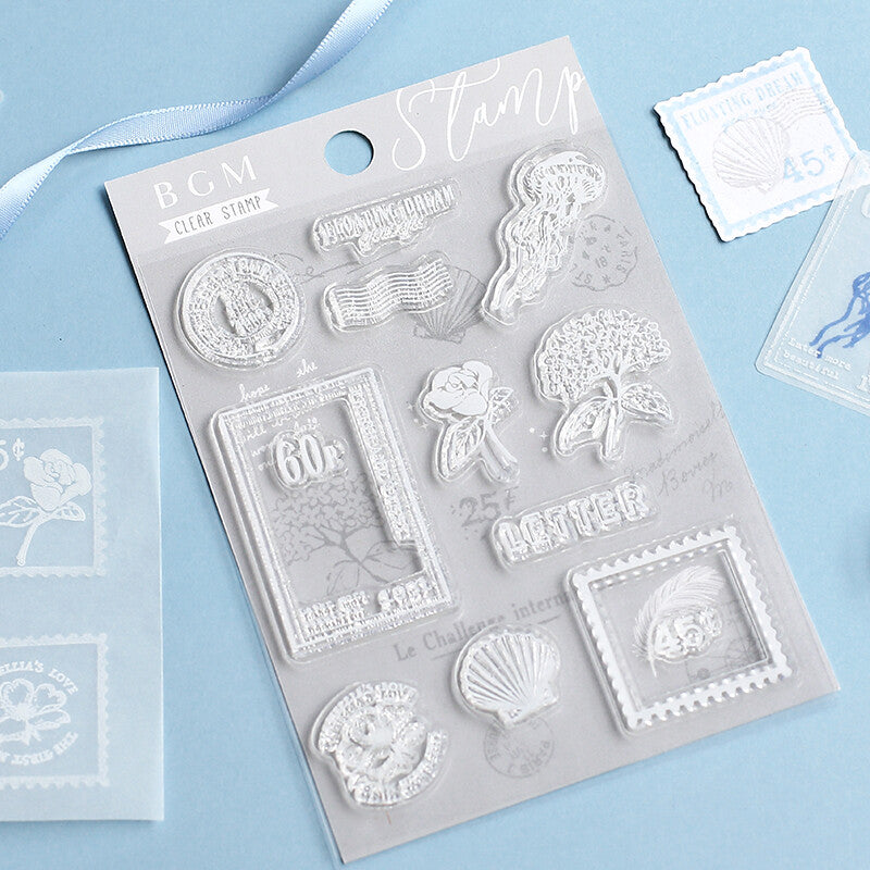 BGM Clear Stamp - Retro