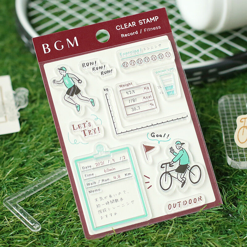 BGM Clear Stamp - Fitness
