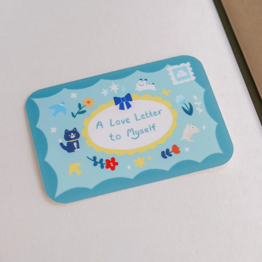 A Love Letter Vinyl Sticker