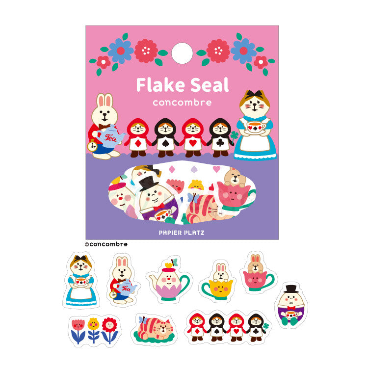 Concombre Flake Seal - Alice in the Land of Flowers