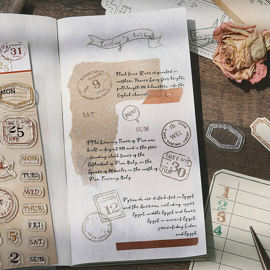 BGM Clear Stamp - Vintage Date