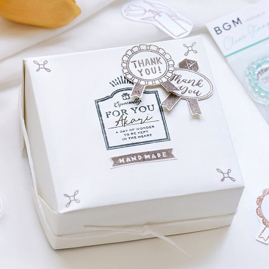 BGM Clear Stamp - Wrap Gifts