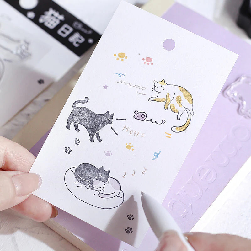 BGM Clear Stamp - Cat Diary