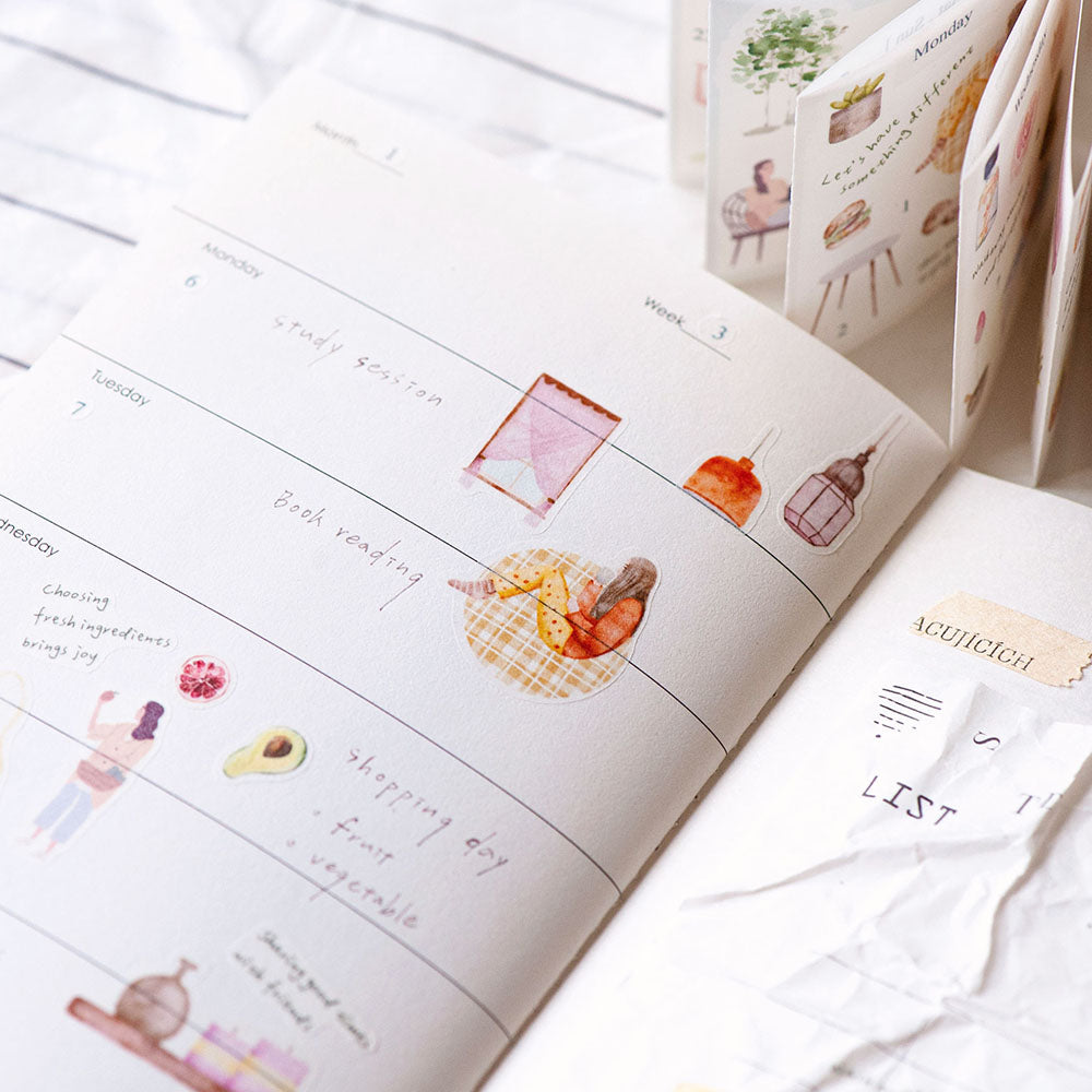 Die-Cut Washi Sticker Book - Verses of Life