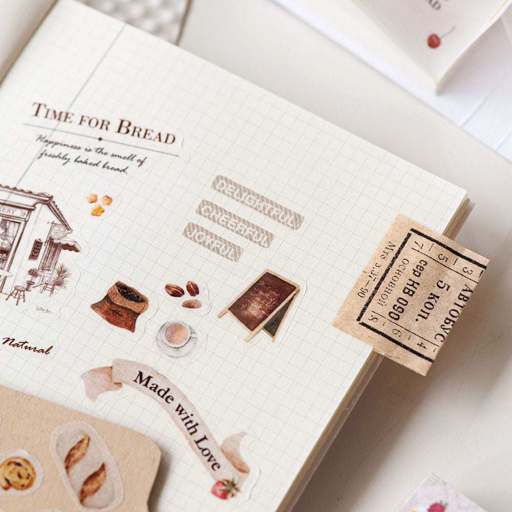 Die-Cut Washi Sticker Book - Moments of Bread