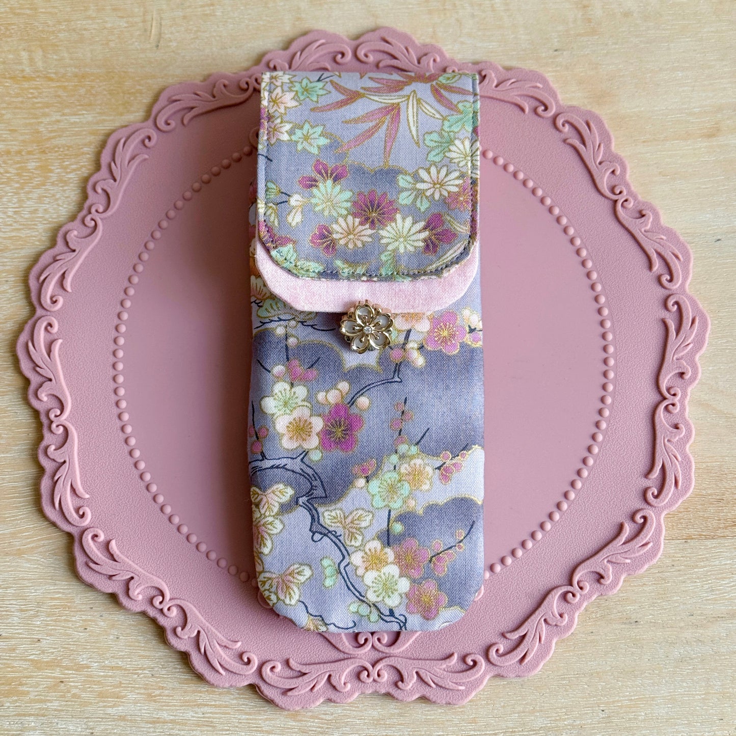 Handmade Bonsai 3 Slot Pen Case