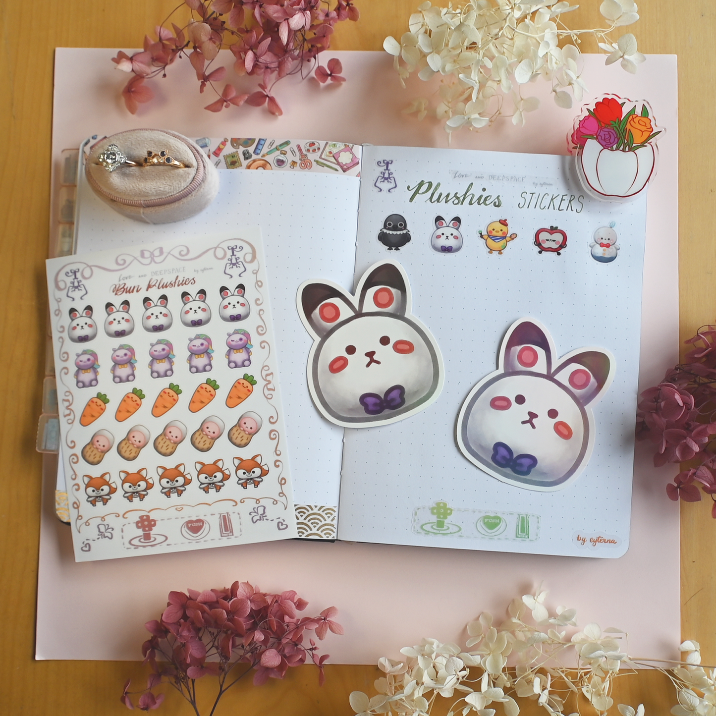 Bun Plushies Sticker Sheet