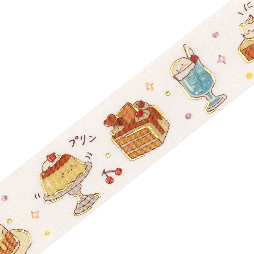 Coffee Time Foil-stamped Washi Tape