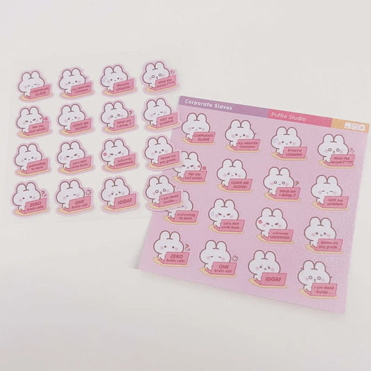 Corporate Army Sticker Sheet