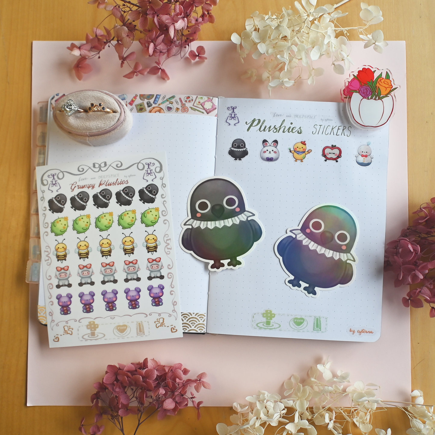 Grumpy Plushies Sticker Sheet