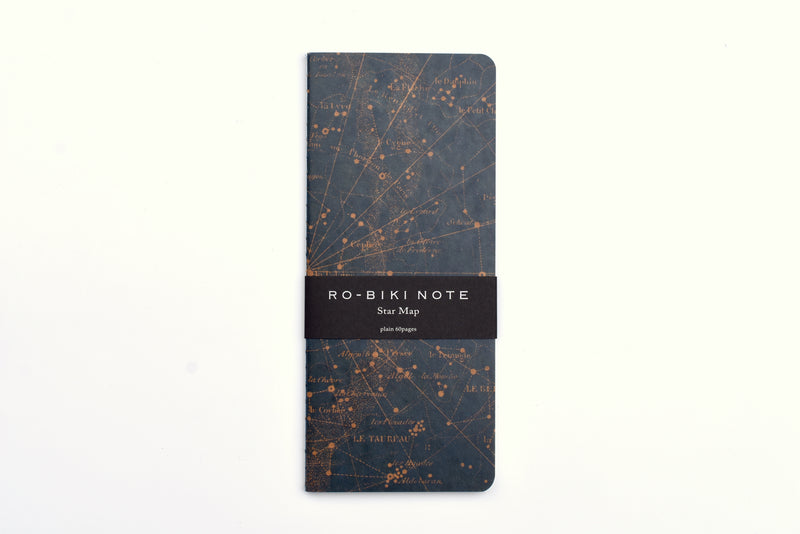 Ro-Biki Note Travel Notebook - Star Map (Plain)
