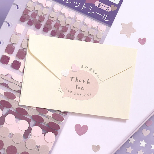 Daily Palette Planner Stickers - Lilac