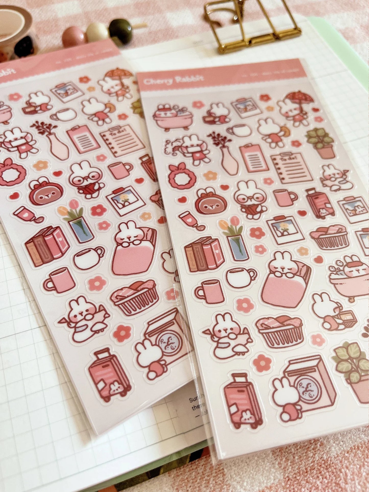 Daily Life of Rabbit: Sticker Sheet