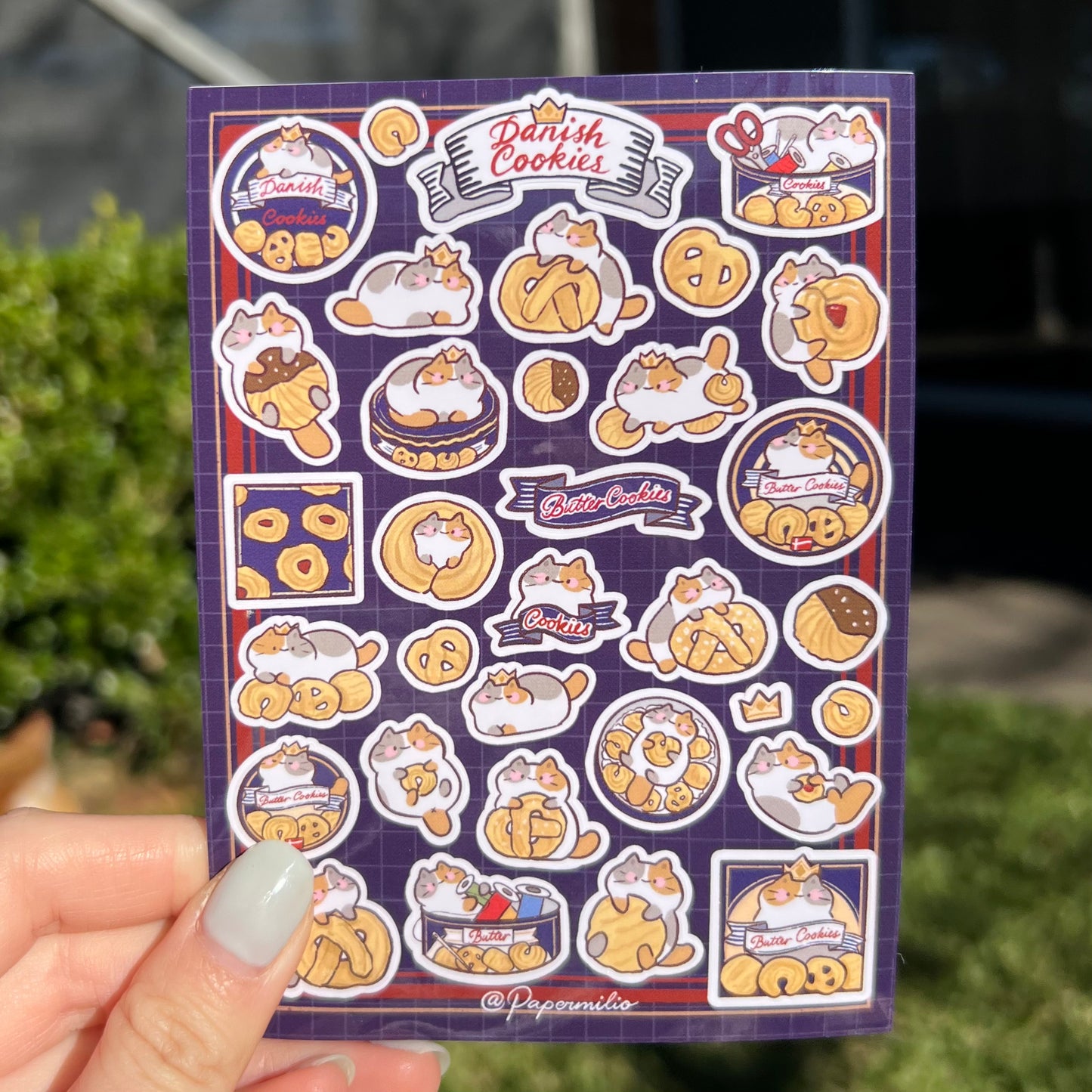 Danish Cookies Sticker Sheet