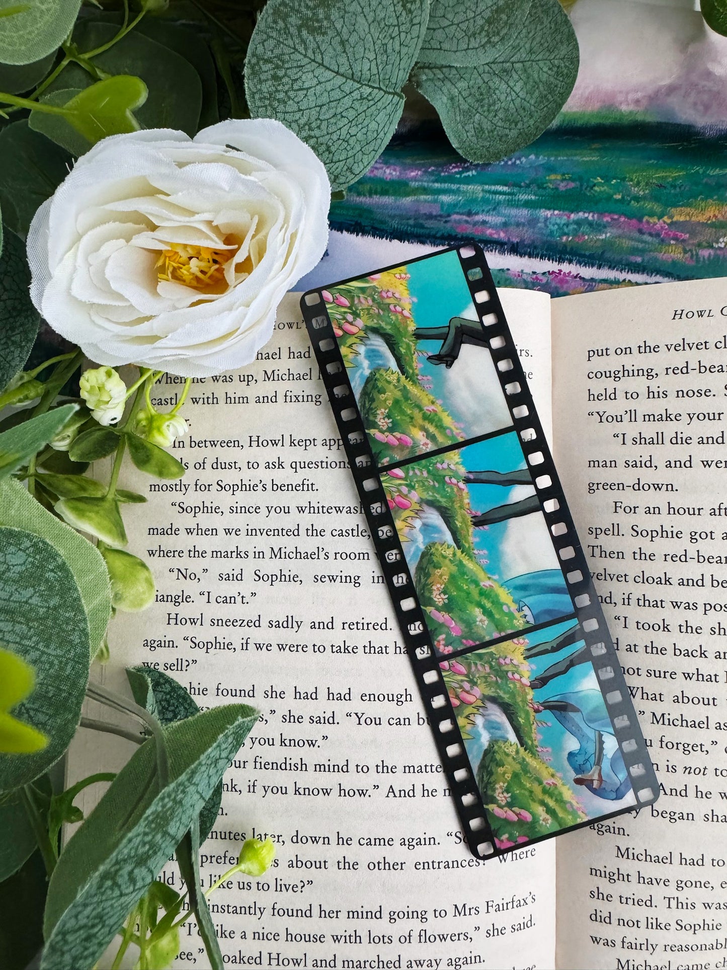 Ghibli Movie Reel Bookmarks - Flower Fields