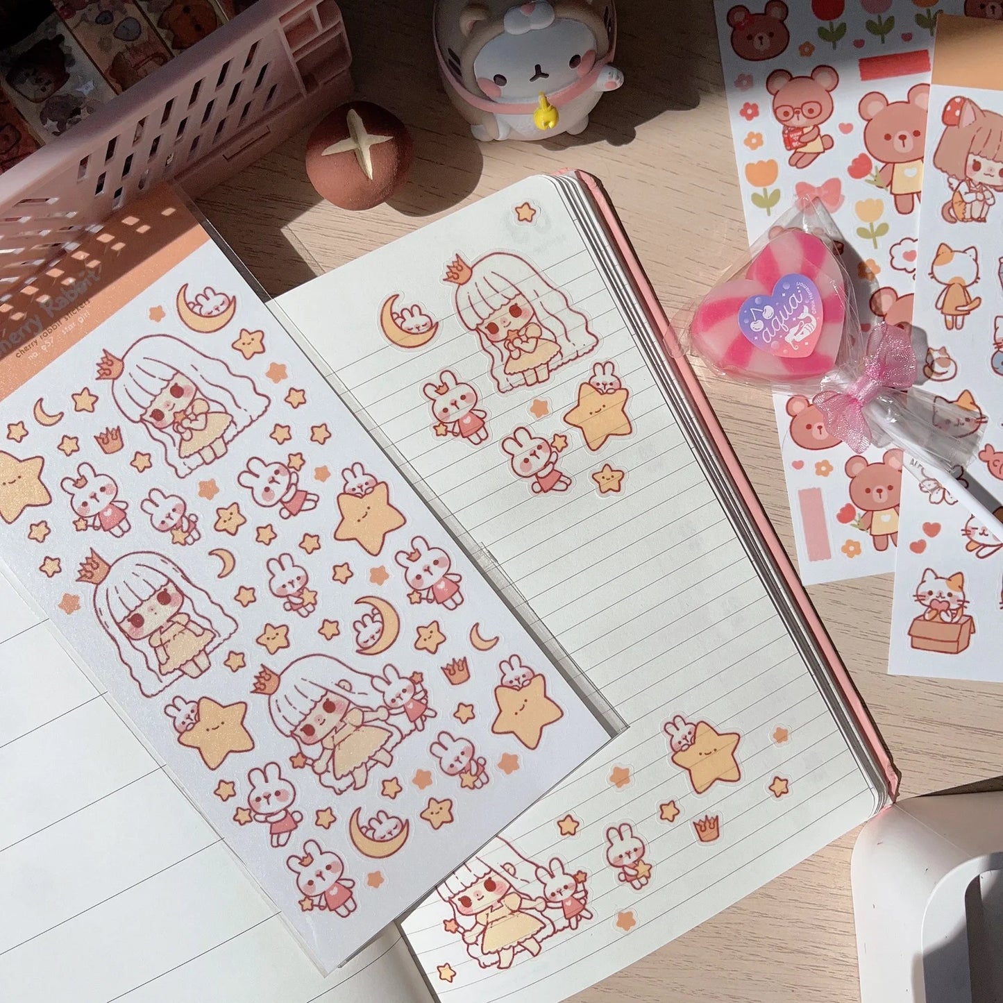 Star Girl Sticker Sheet