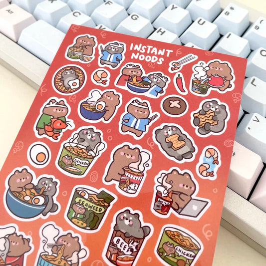 Instant Noods Sticker Sheet