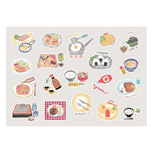Japanese Food Fabric Sticker - Hankodori