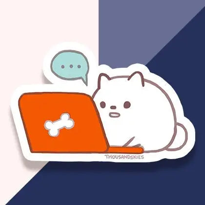 Laptop - Pom Vinyl Sticker