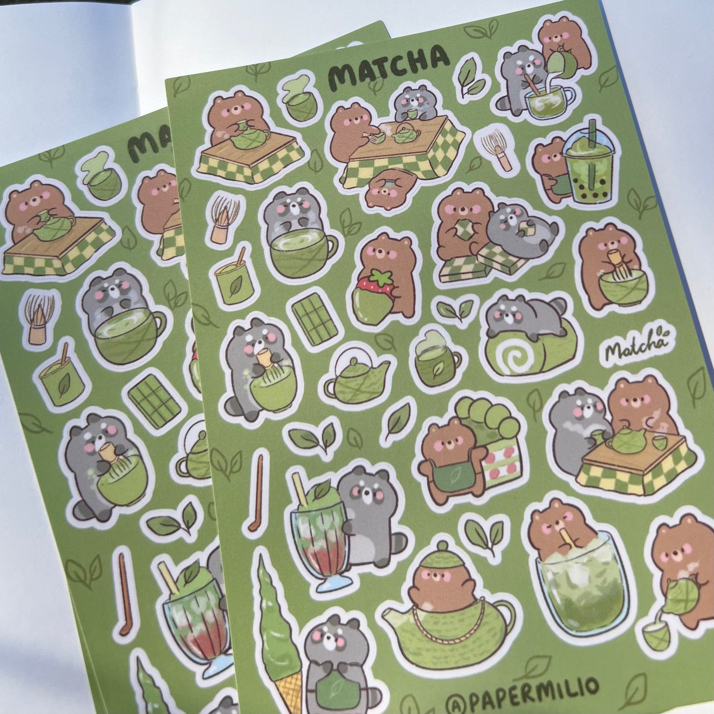 Matcha Sticker Sheet