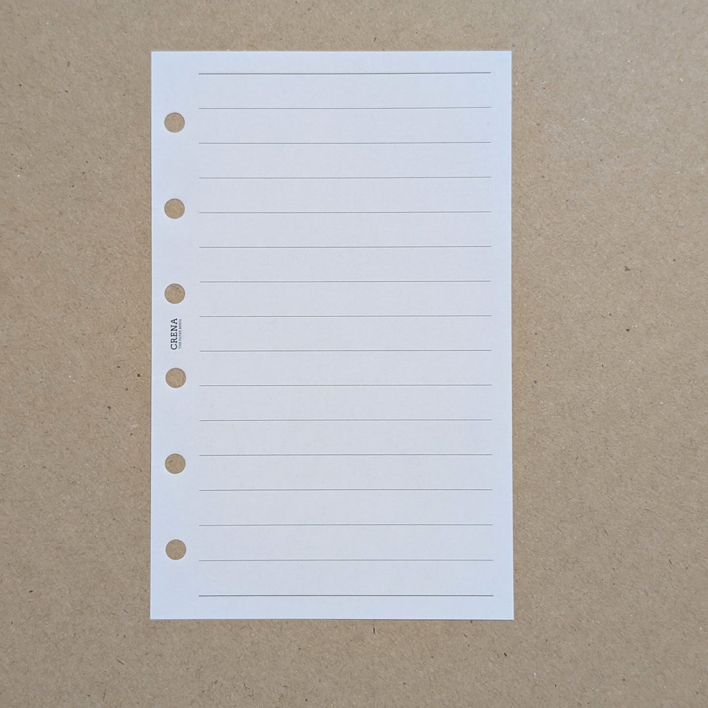 Crena Spark Organisers Refill 7.5mm Ruled - A7/M6