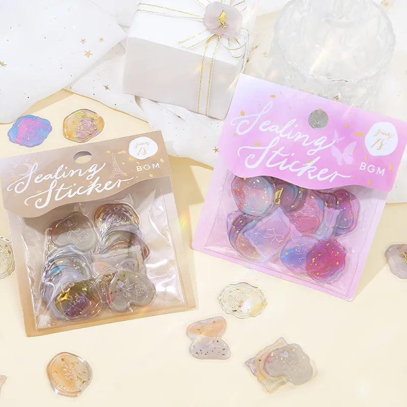 Phantom Flower Seal Sticker - Pink