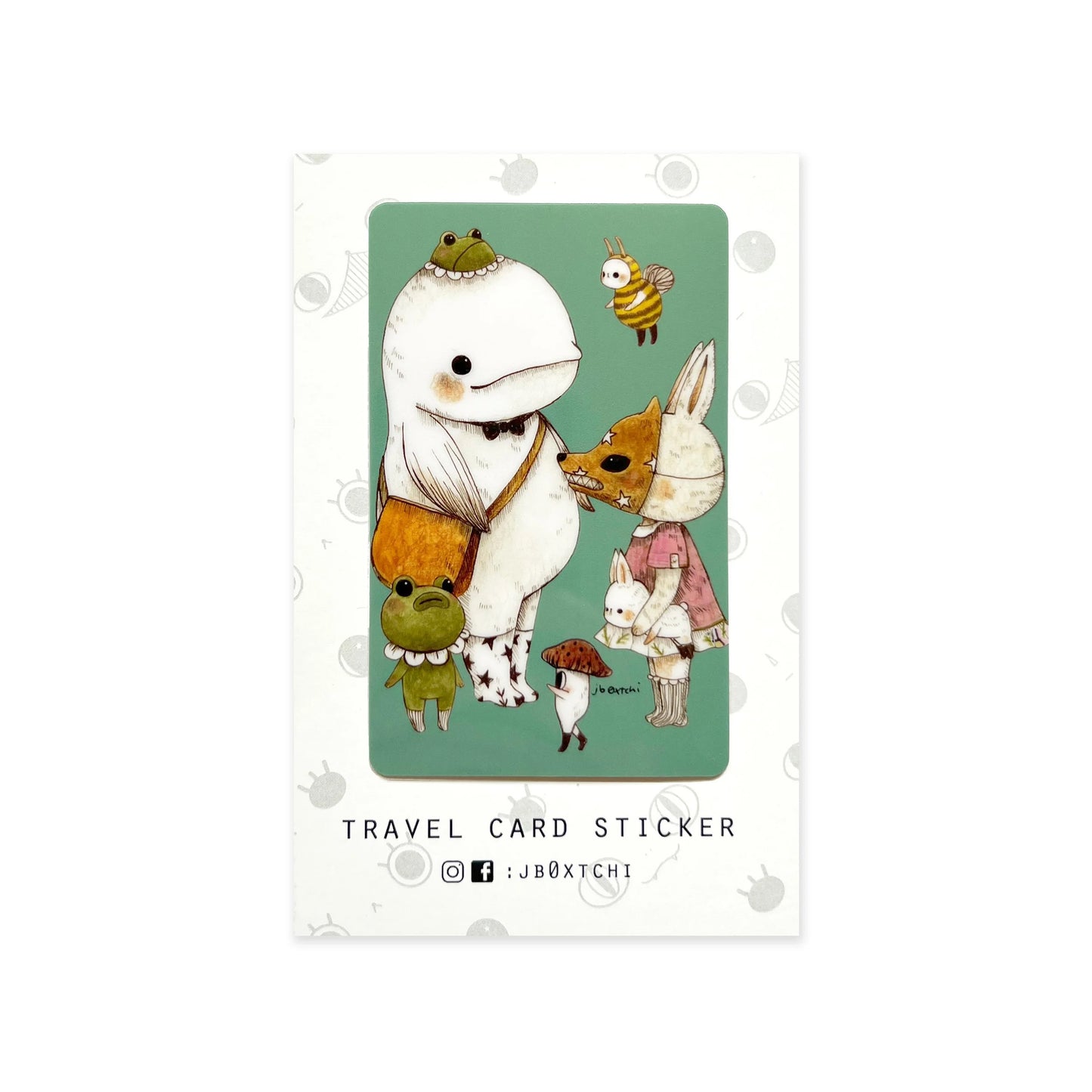 Picnic Travel Card Sticker