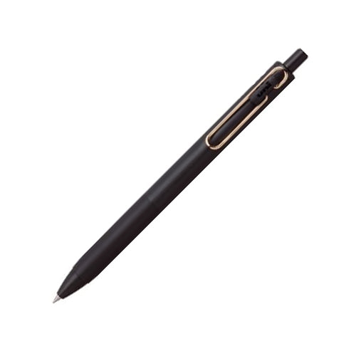 Uni-ball One Gel Pen - Black (Rose Gold Clip) - 0.5mm