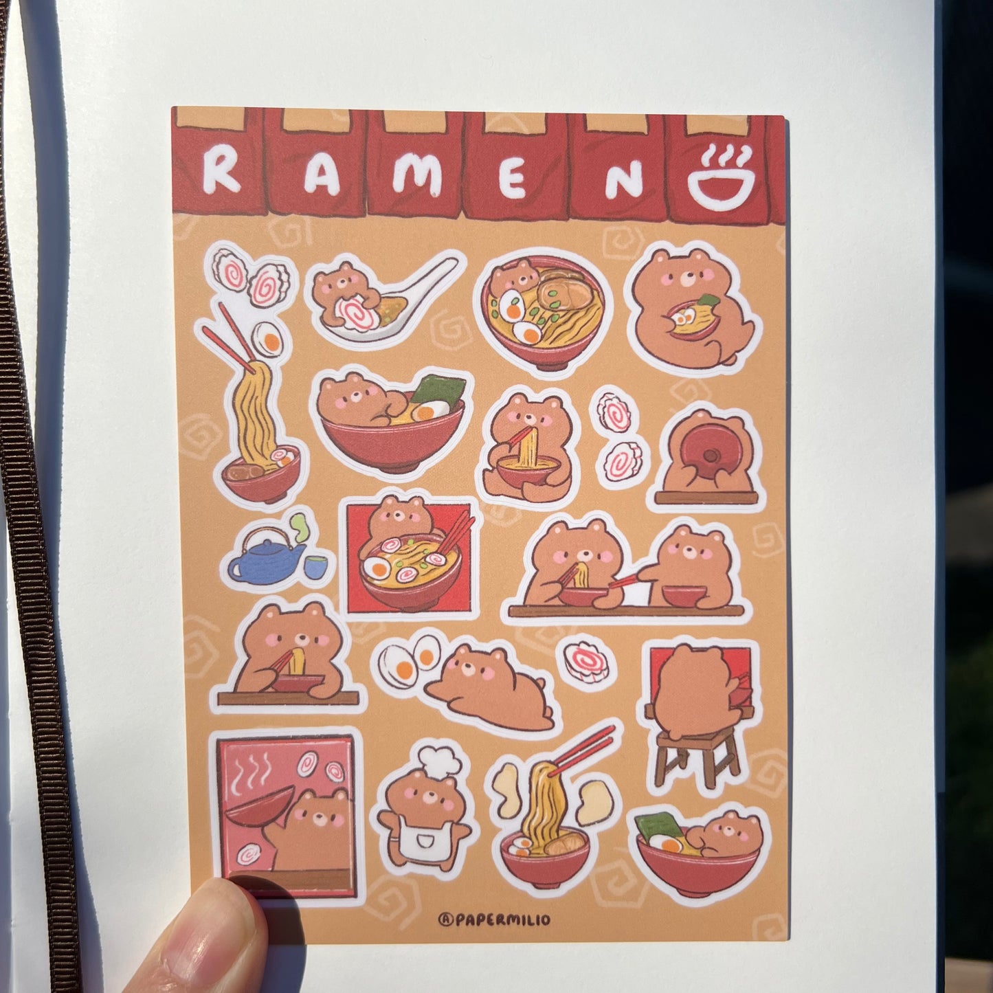 Ramen Sticker Sheet