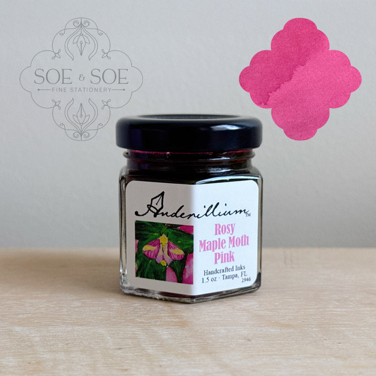 Rosy Maple Moth Pink