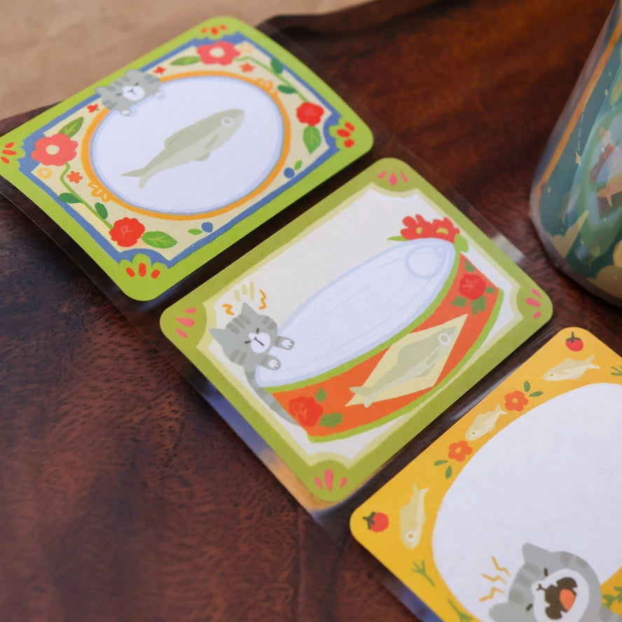 Sardine Fan Paper Roll Labels