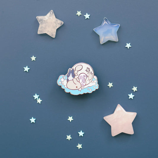 Silvermoon Bunnies Enamel Pin