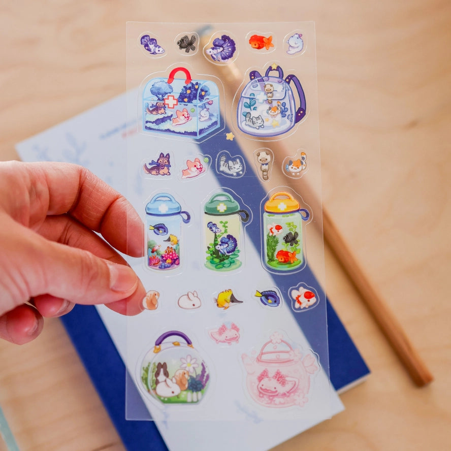 First Aid Kit Clear Sticker Sheet