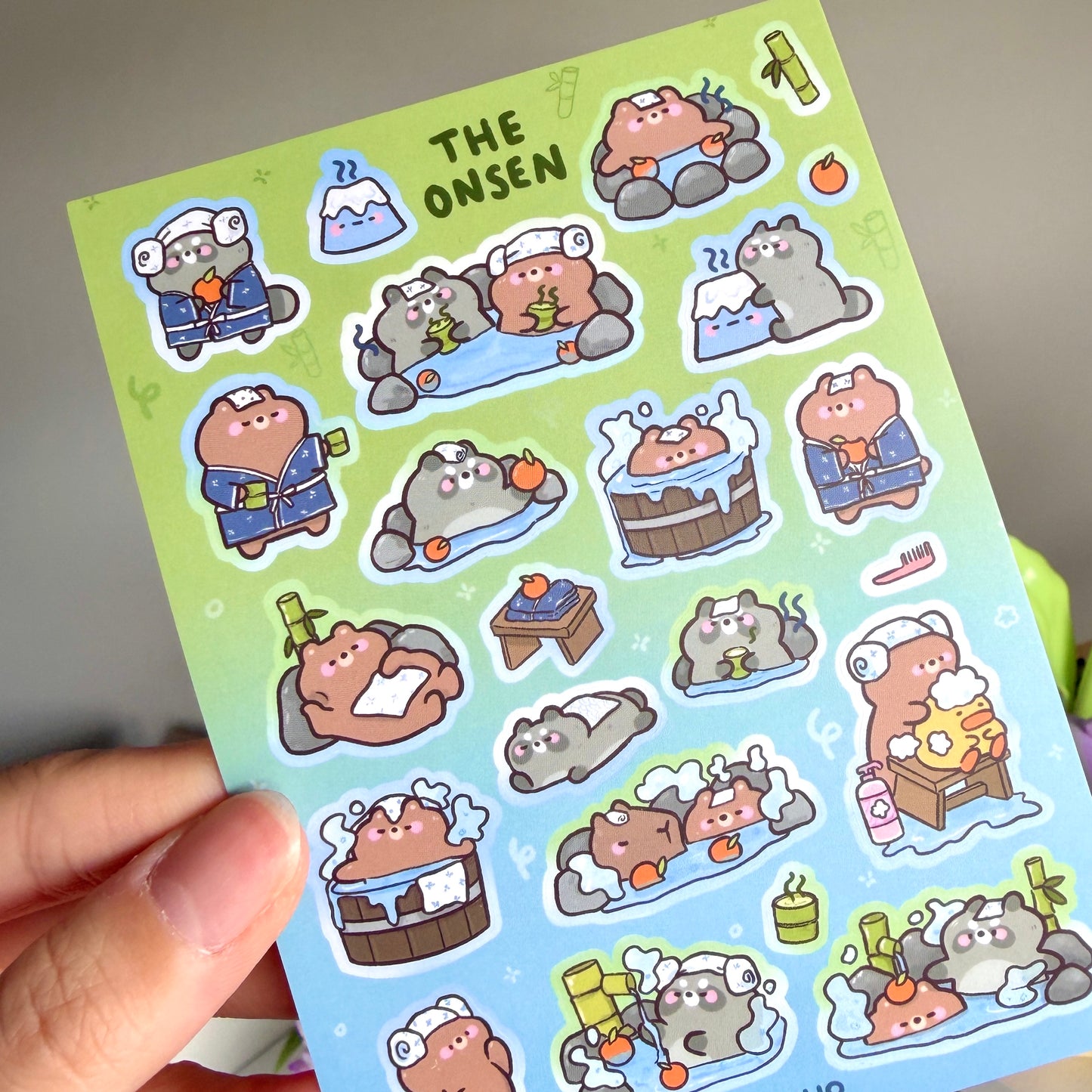 The Onsen Sticker Sheet