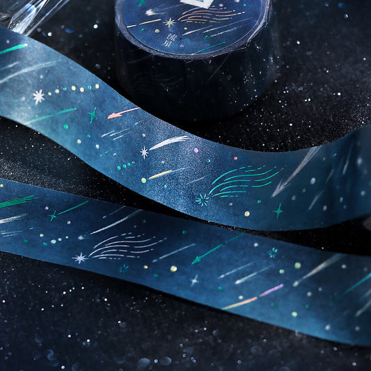 The Sky of One Day Foil-stamped Washi Tape - Meteor